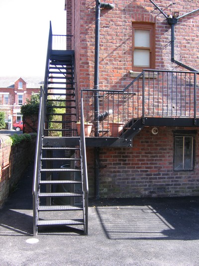 Balconies, fire escapes and handrails in Southport