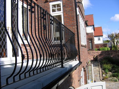 Balconies, fire escapes and handrails in Southport